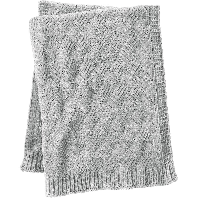 Lands' End Chenille Throw Blanket