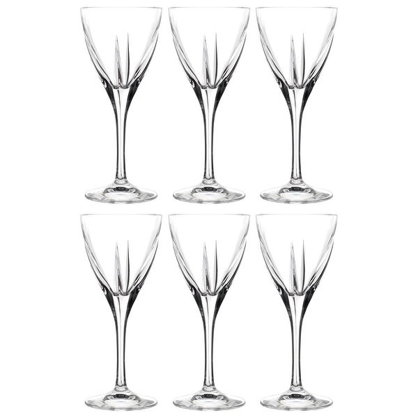 Wine Goblet - Water Glass - Glasses - Set of 6 - 8.5 oz. - by Majestic Gifts Inc. - Made in Europe