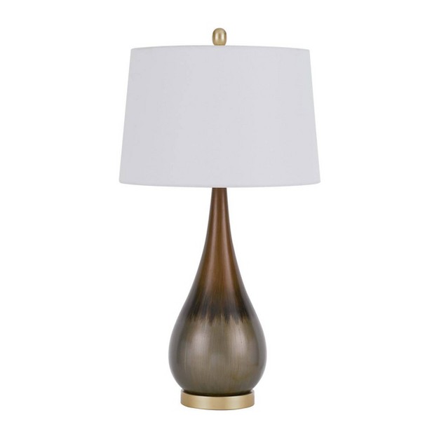 Metal Contemporary Table Lamp Taupe Cal Lighting