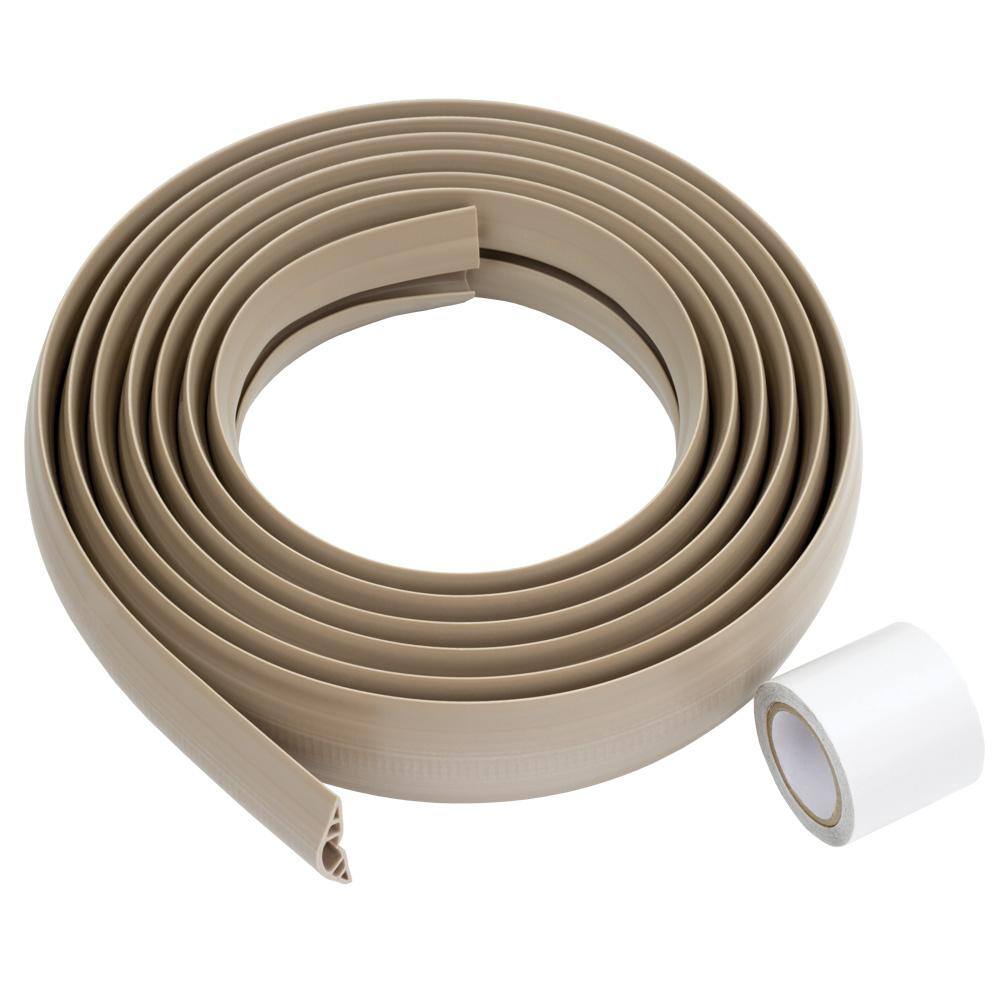 Commercial Electric 15 ft. PVC Floor Cord Protector in Ivory A91-15V