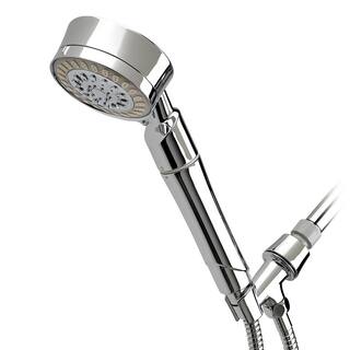 Sprite Showers Contemporary Shower Handle Water Filtration System with 5-Spray Settings in Chrome HCE-CM