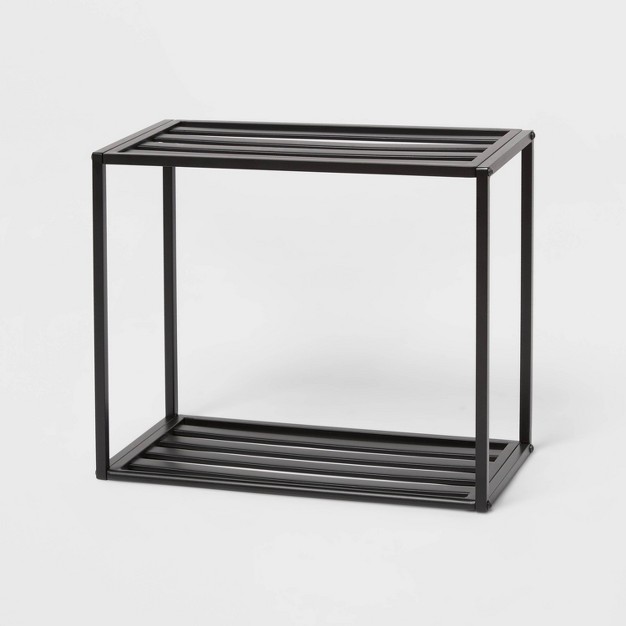 Wall Shelf Black Metal