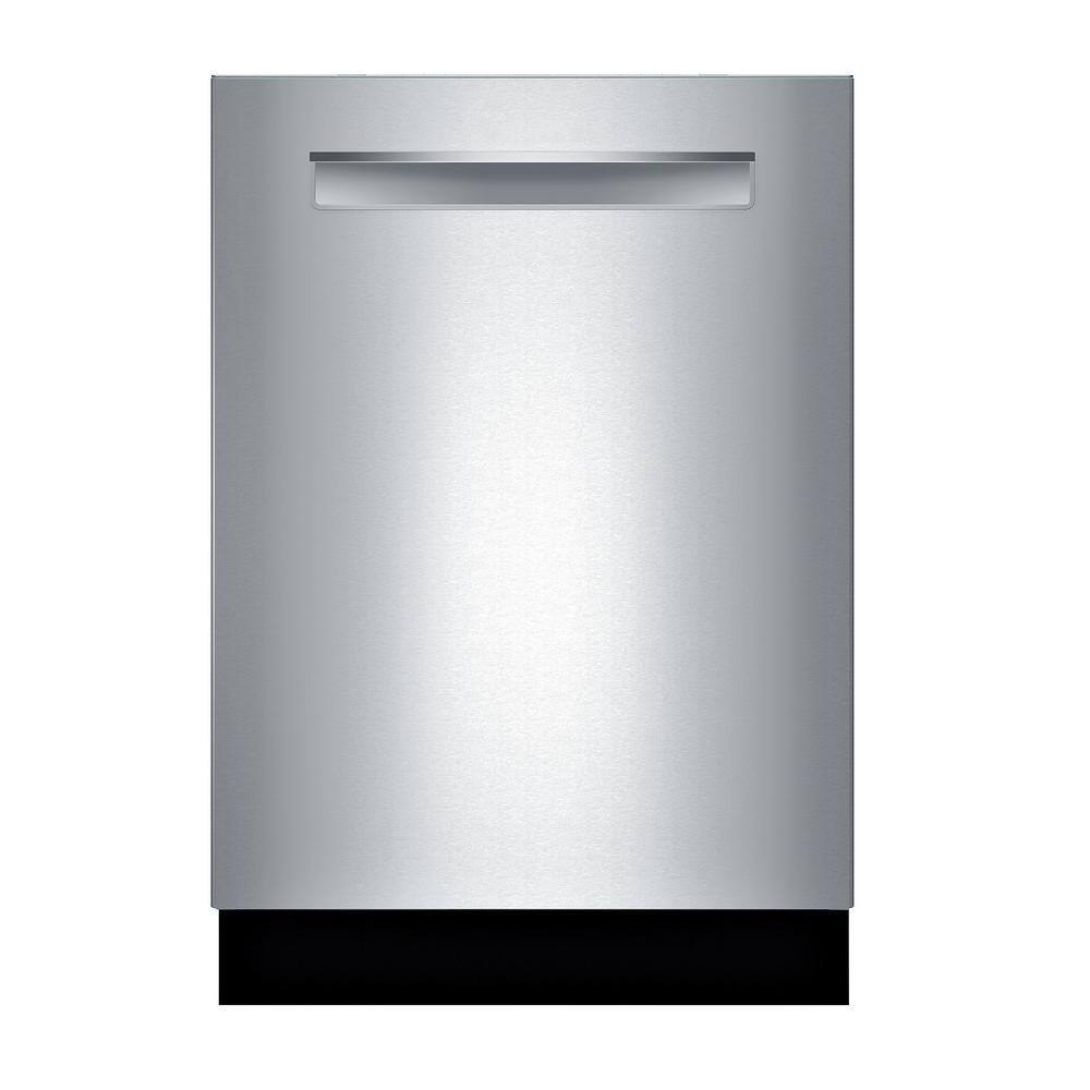 Bosch 500 Series 24 in. Top Control Built-In Stainless Steel Dishwasher w Stainless Steel Tall Tub AutoAir 44dBA 5-Cycles SHPM65Z55N