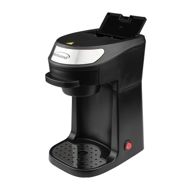 Brentwood Single Serve Coffee Maker In Black With Mug