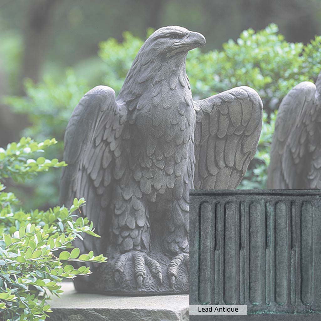 Campania International Eagle Looking Left Statue