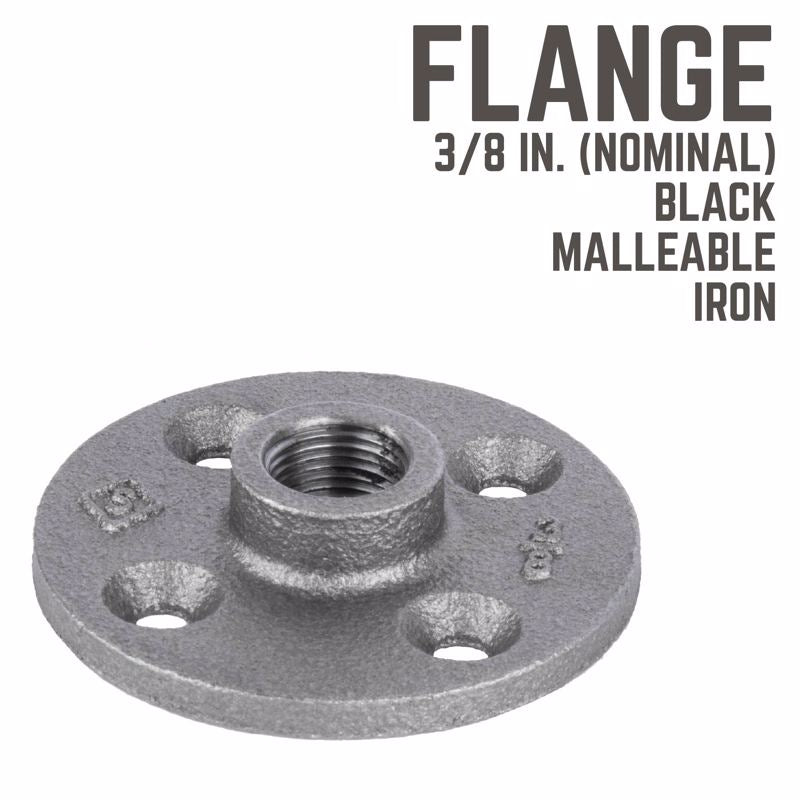 FLANGE BLACK 3/8