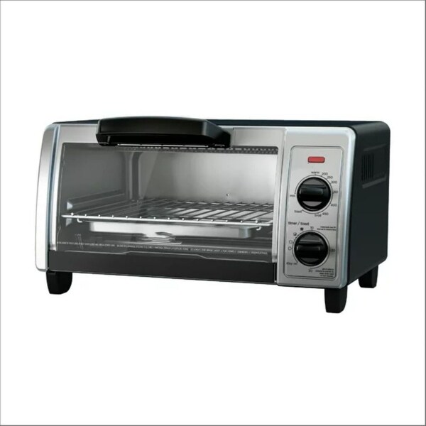 4-Slice Toaster Oven， Stainless Steel