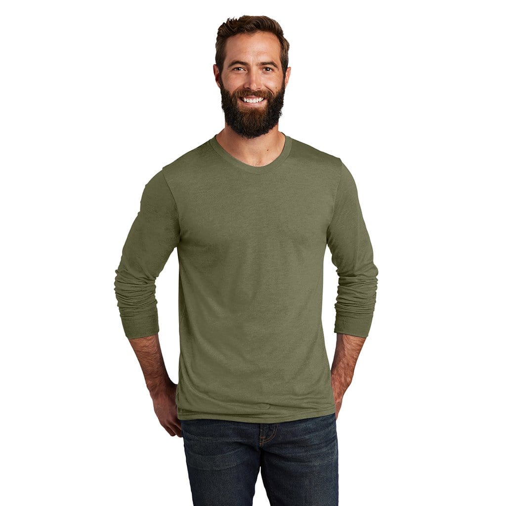 Allmade Unisex Tri-Blend Long Sleeve Crewneck Shirt