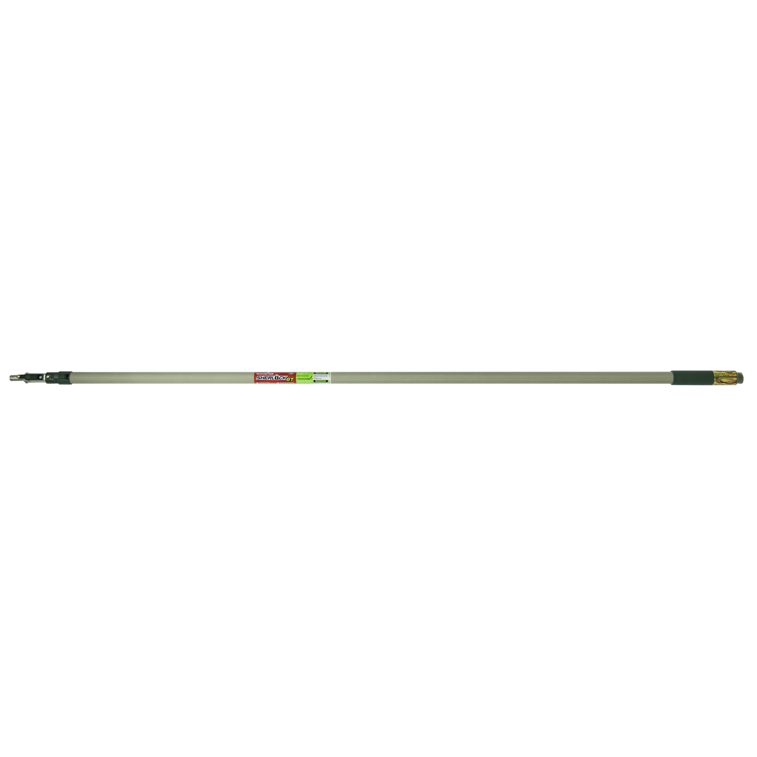 Wooster Sherlock GT Telescoping 12 ft. L X 1 in. D Aluminum/Fiberglass Extension Pole Black/Silver