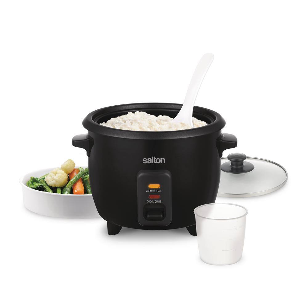 Salton Black Automatic 6-Cup Rice Cooker RC2104BK