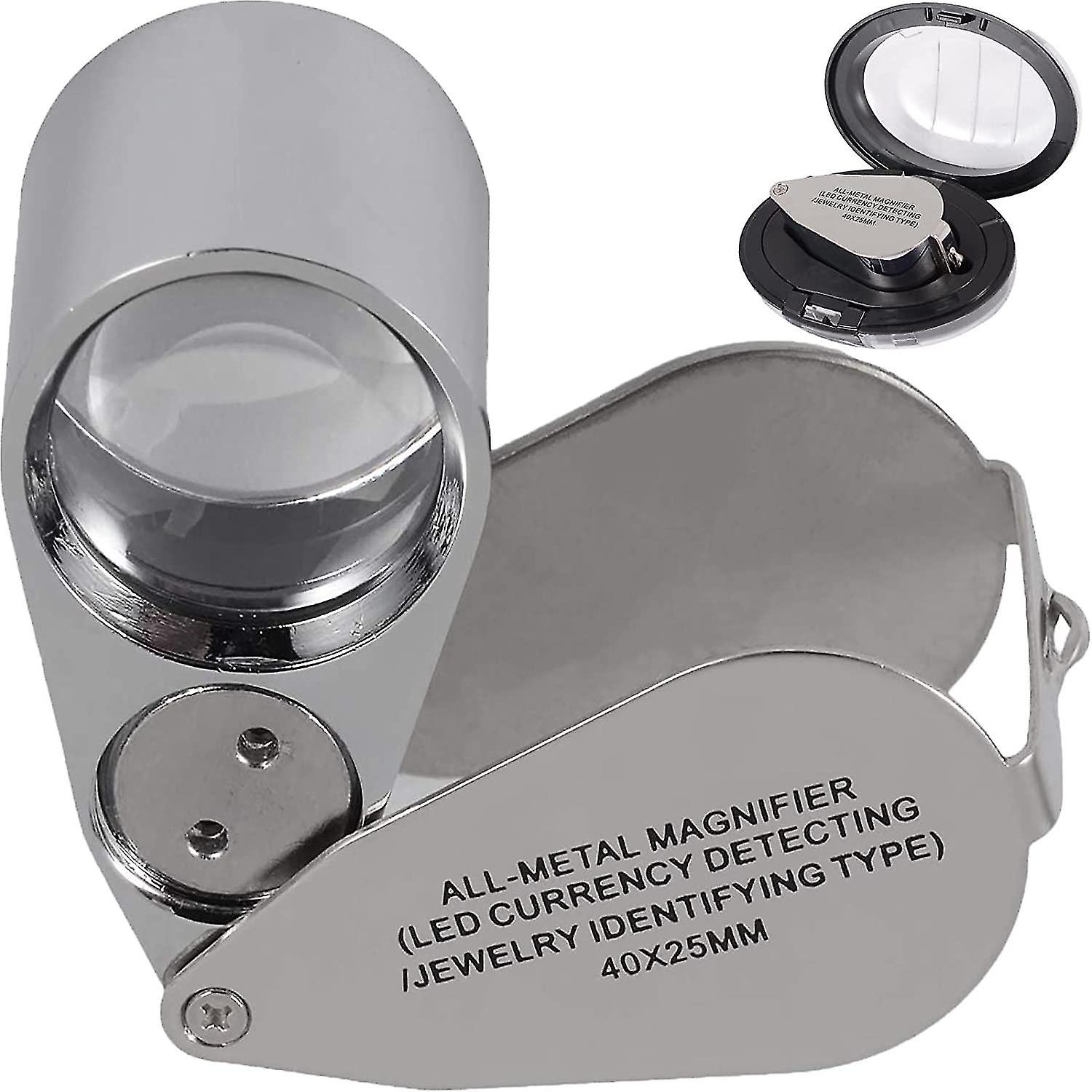 Jeweller Magnifying Glass Led Illuminated Jeweller Magnifying Glass Eye Optical Glass Led Light