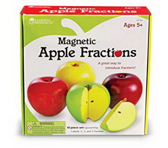 Learning Resources LER0904 Magnetic Apple Fraction...