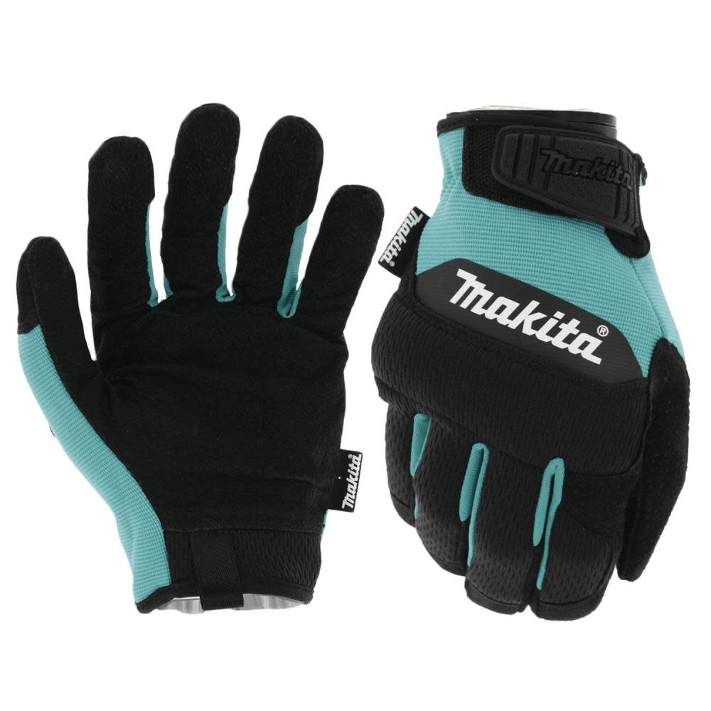 Makita Performance Gloves Genuine Leather Palm Medium T-04210 from Makita