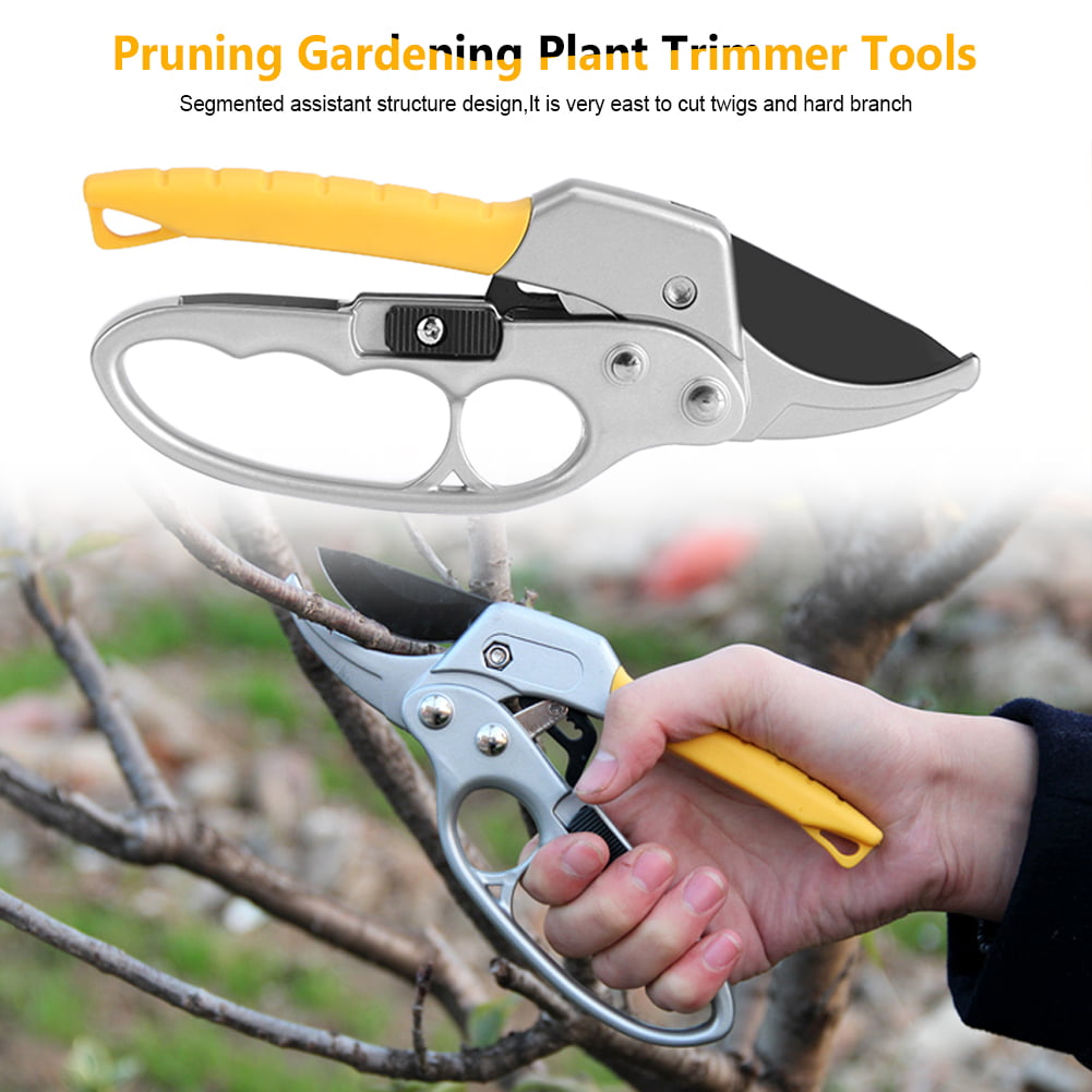 Garden Pruning Shear High Carbon Steel Scissors Gardening Plant Scissor Branch Pruner Trimmer Tools