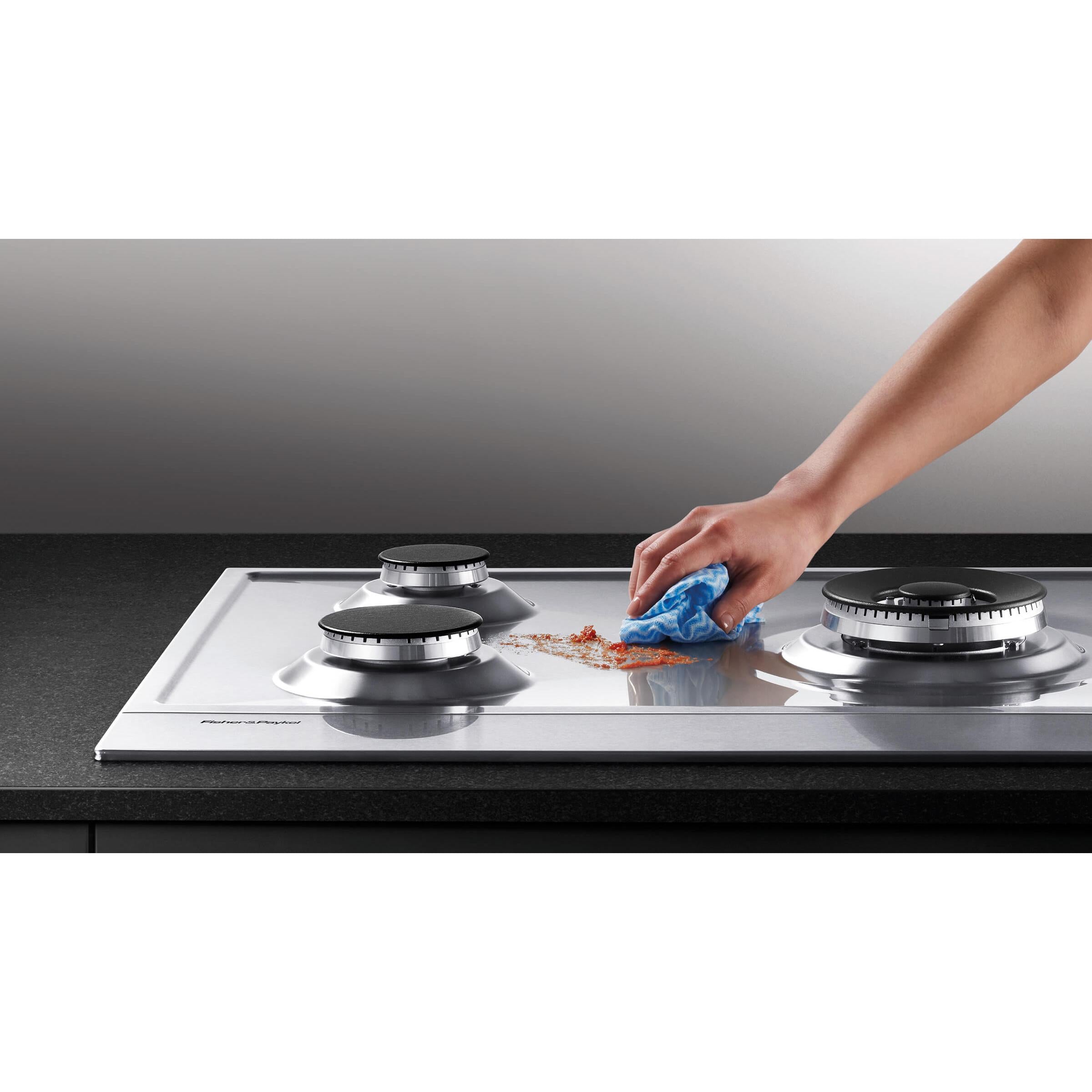 Fisher & Paykel 30-inch Built-in Gas Cooktop with Innovalve? Technology CG305DNGX1 N