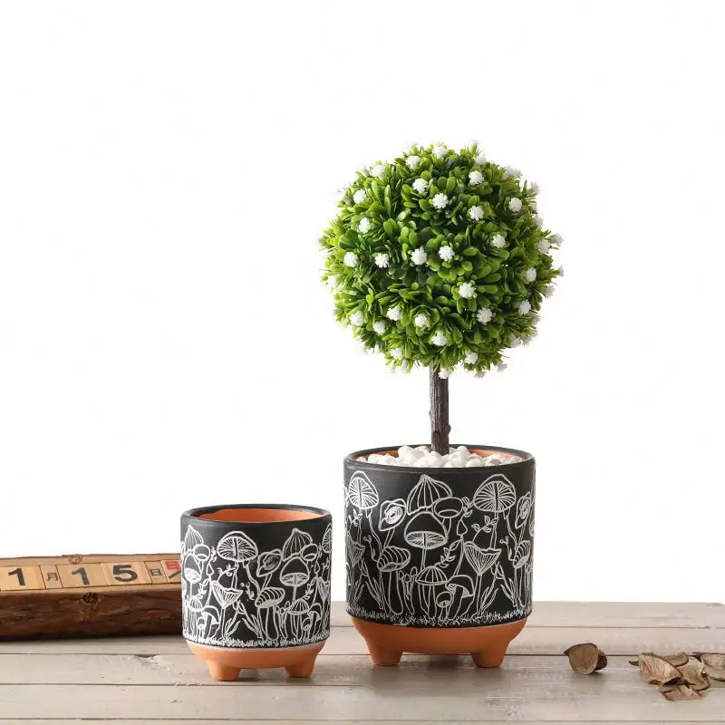 Factory Outdoor Direct Supply Extra Large Top Grade Garden Hand Glazed Ceramic Plant Flower Pot With Best Price/