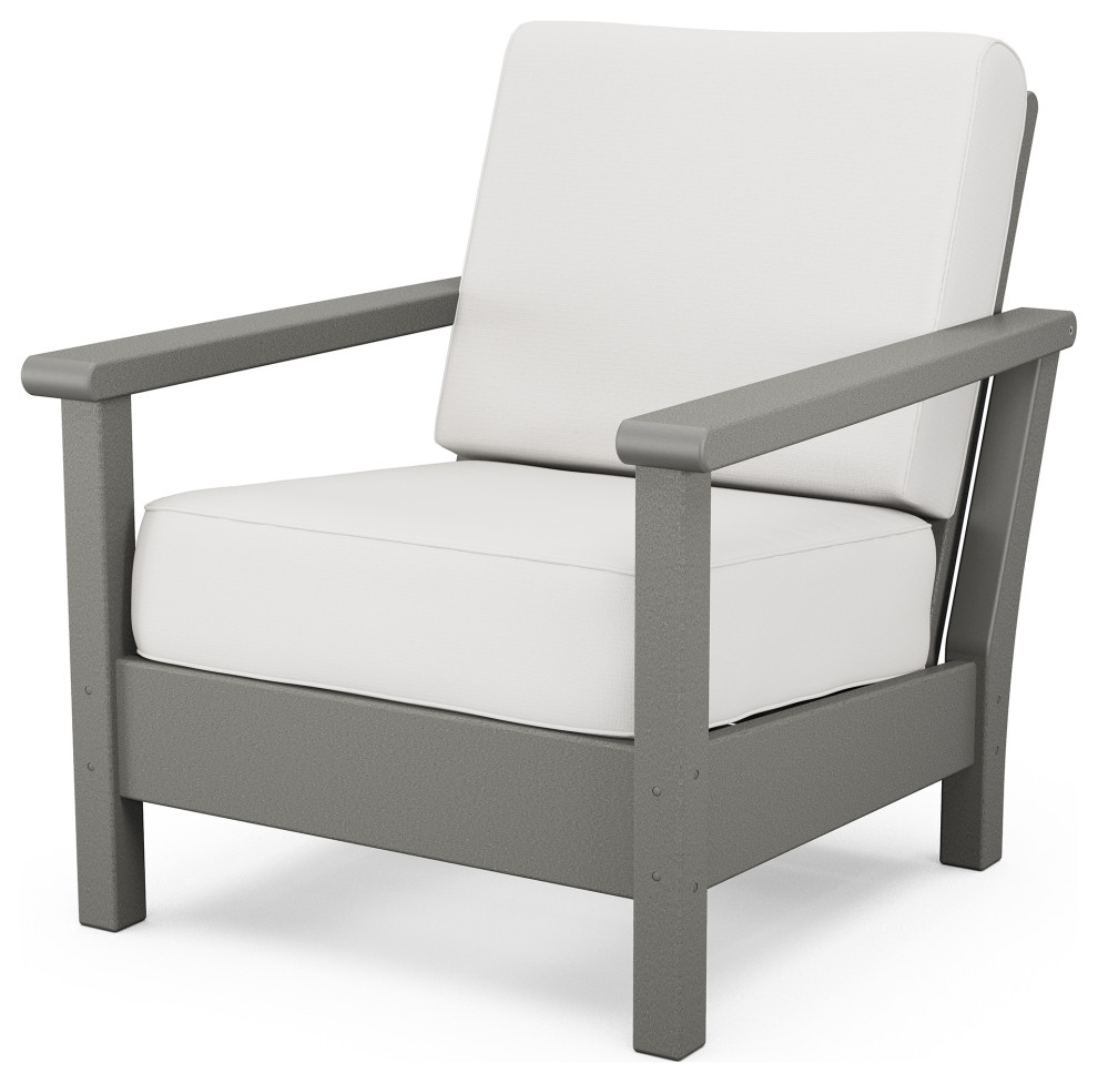 Polywood Harbour Deep Seating Chair   Transitional   Outdoor Lounge Chairs   by POLYWOOD  Houzz