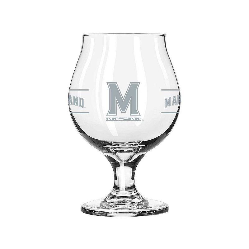 Maryland Terrapins 16oz. Belgium Glass