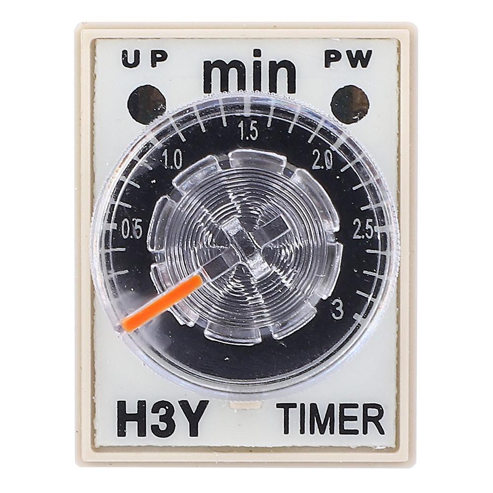 H3y-2 Time Relay Power On Delay Timer 0-3m Minute 8 Pin 24v 110v 220vac110v