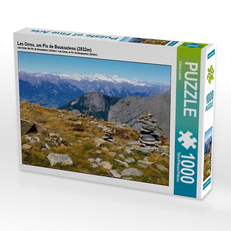 Les orres， am pic de boussolenc (2832m)   calvendo foto puzzle