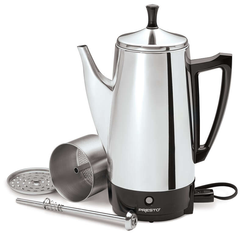 Presto 12 cups Silver Percolator