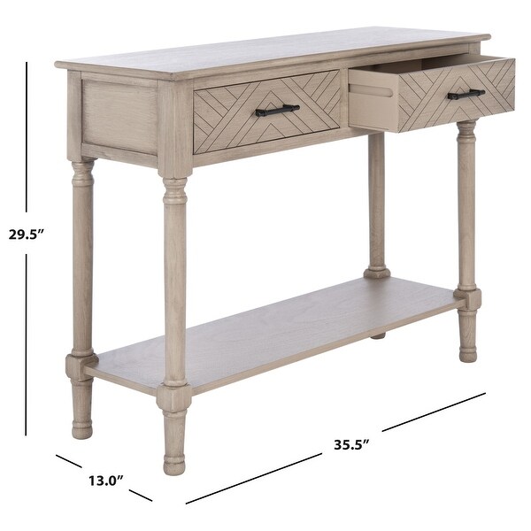 SAFAVIEH Peyton 2-Drawer Console Table - 35.5