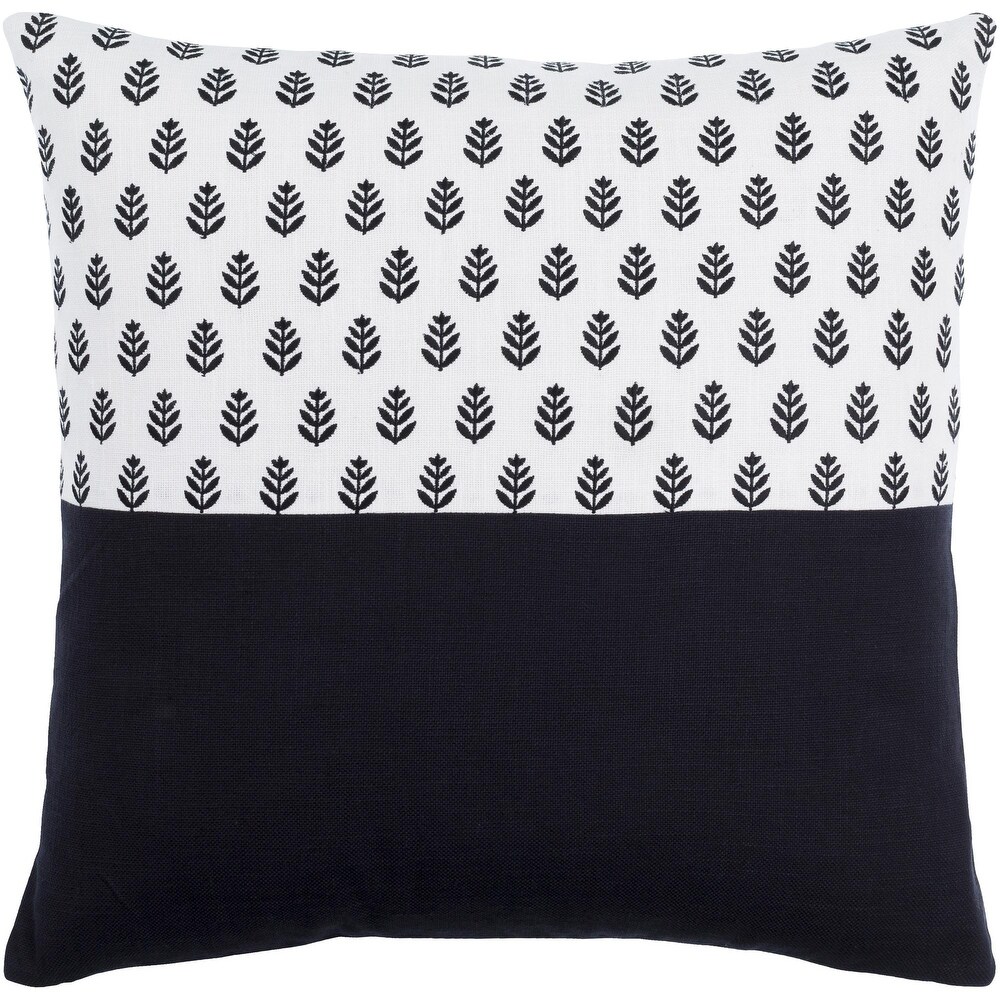 Marguerite Modern   Contemporary Color Block Accent Pillow