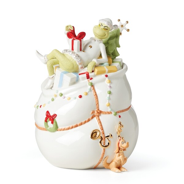 Lenox Merry Grinchmas Cookie Jar