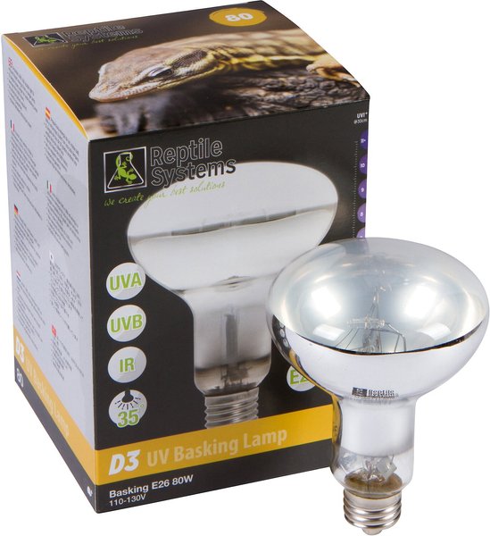 Reptile Systems Mercury Vapor D3 Pro Reptile Basking Lamp