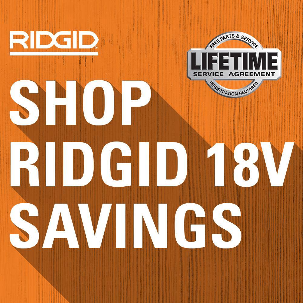 RIDGID 18V Cordless 12 in. Hammer Drill Kit with 2.0 Ah Battery Charger and Bag R860012KN