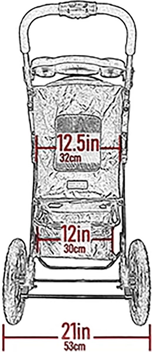 Pet Gear AT3 No-Zip Pet Stroller