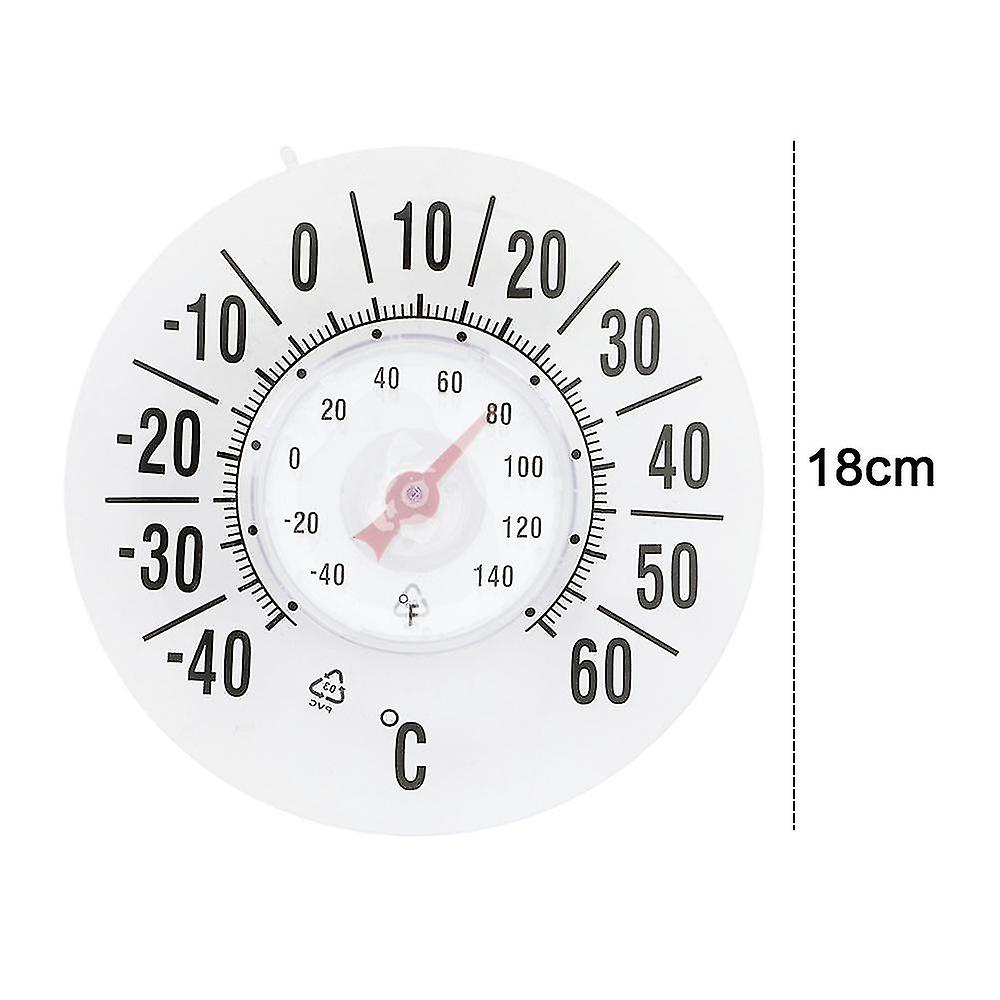 Pointer Type High-precision Large Suction Cup Window Sticker Indoor And Outdoor Thermometer Large Dial Home Thermometer