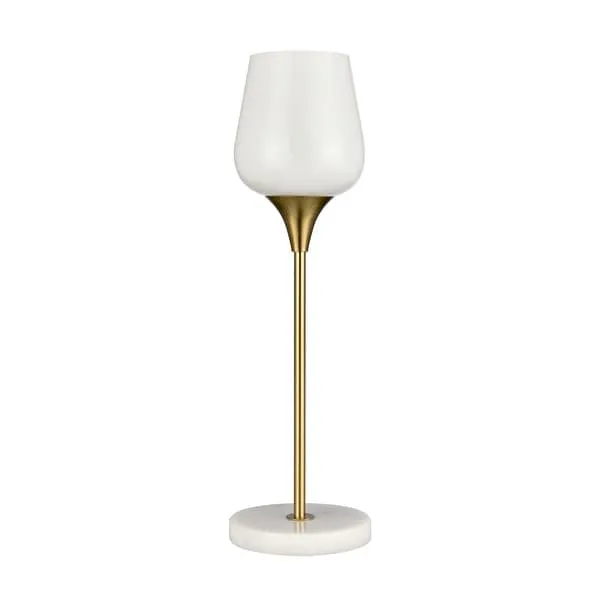 Finch Lane 20'' High 1-Light Table Lamp - Satin Gold