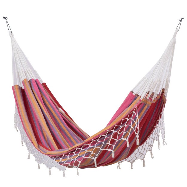 Hammock In A Bag Striped Pink Sol Living