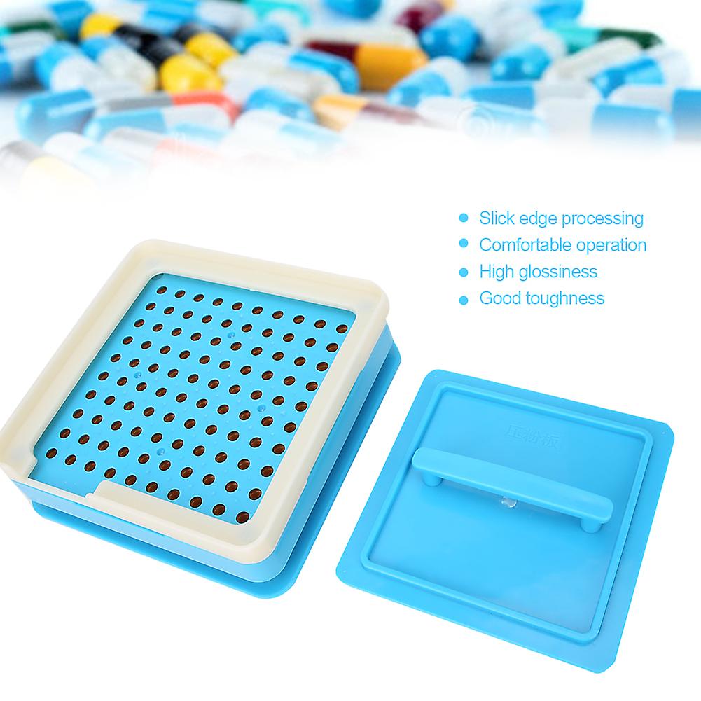 100 Holes Capsule Filler Manual Diy Capsule Powder Pressing Filling Machine Board Tool