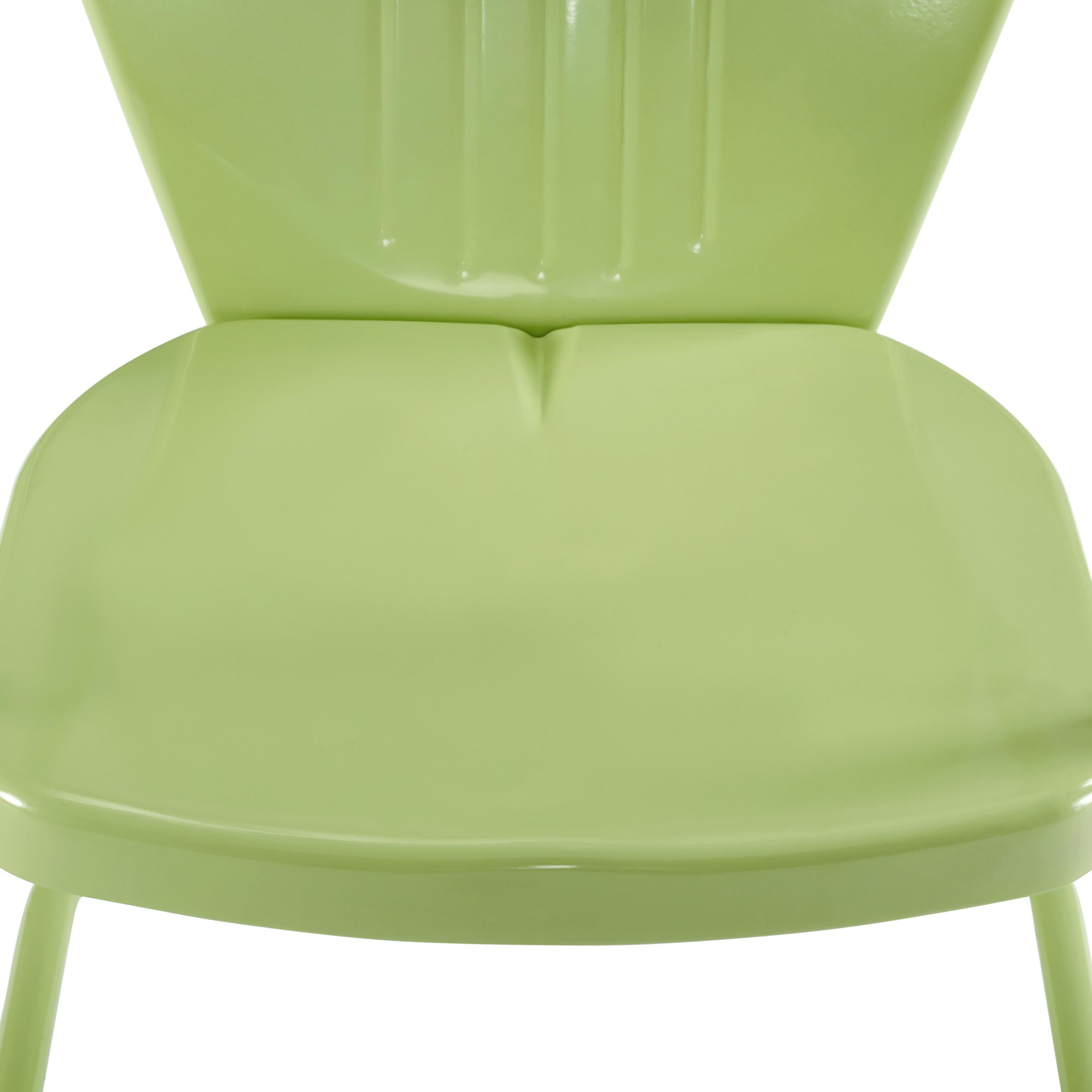 Crosley Furniture Griffith Outdoor Dining Chair - Metal - Has Arms - Key Lime