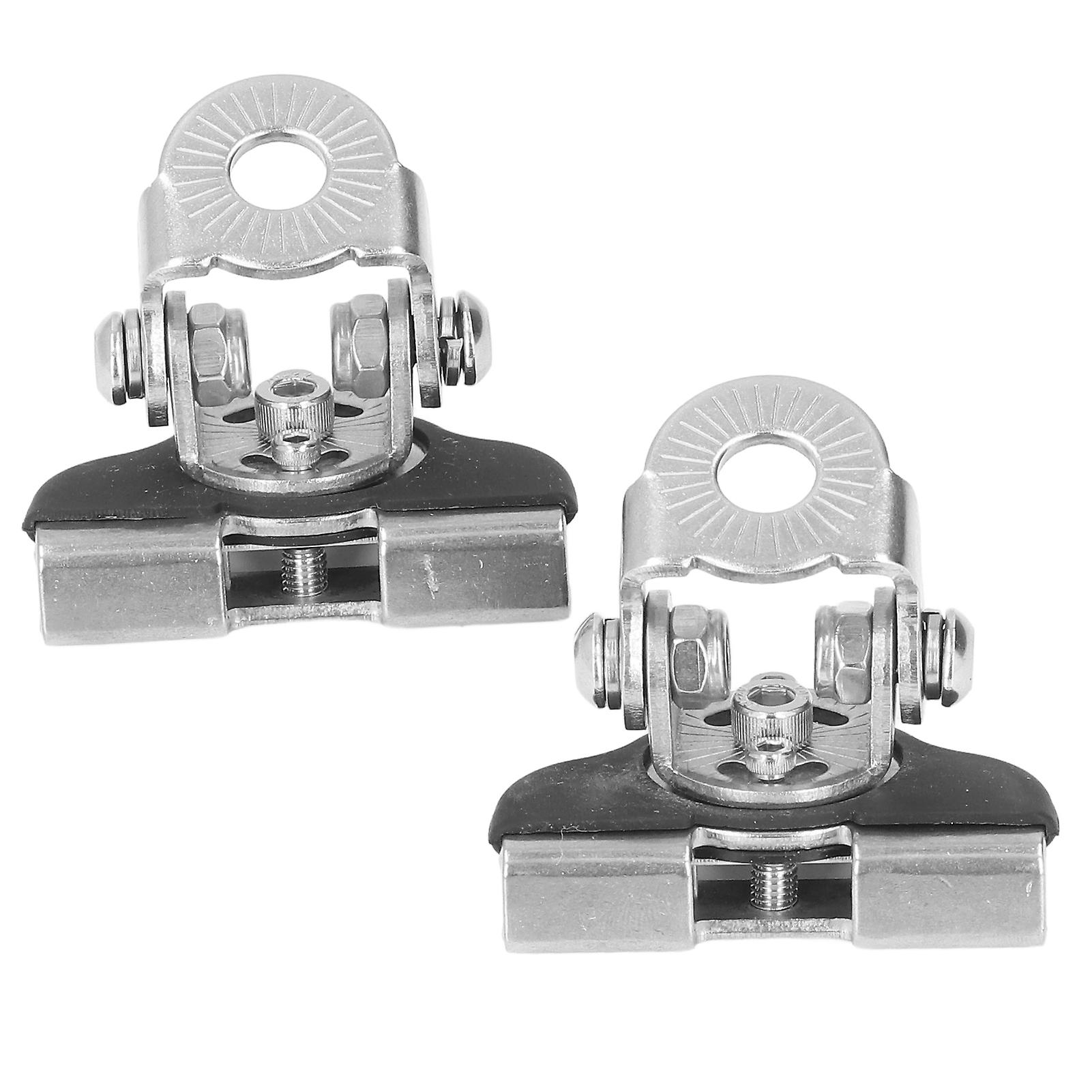 2pcs Hood Led Light Bar Mounting Bracket Adjustable 304 Stainless Steel Universal Work Lamp Mount Clamp