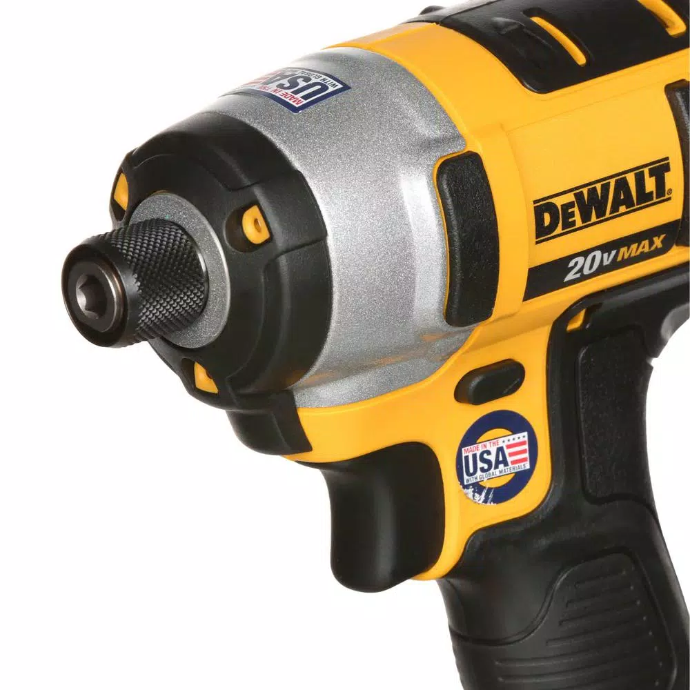 DEWALT 20-Volt MAX Cordless 1/4 in. Impact Driver， (2) 20-Volt 4.0Ah Batteries， Charger and Bag and#8211; XDC Depot