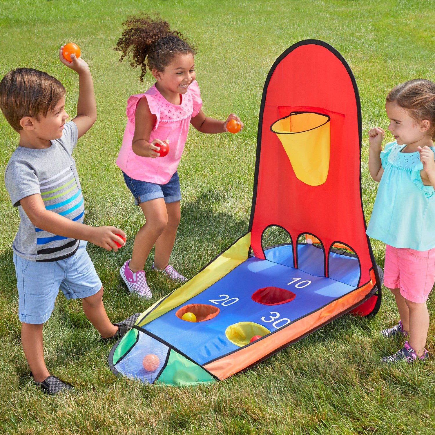 Kidoozie Pop-Up Basketball， Indoor or Outdoor Sport Activity; Suitable for Preschool and School aged Children ages 3 and older