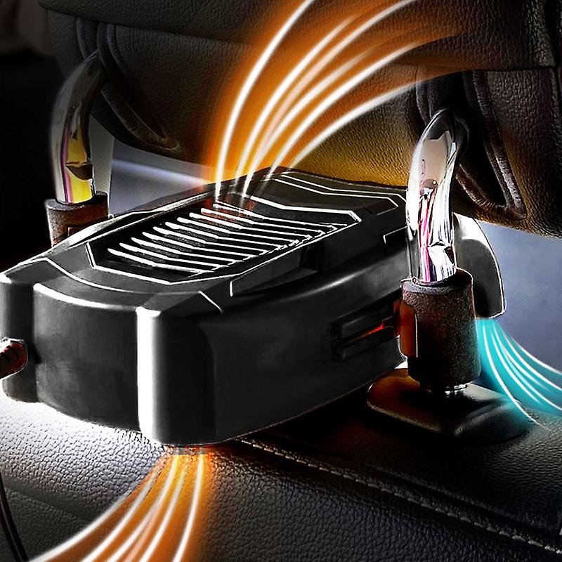 Car Fan 3 Speeds Vehicle Fans Electric 3 Speed Car Fan For Driver andamp; Passenger Seats Powerful Quiet Ventilation Electric Car Fans