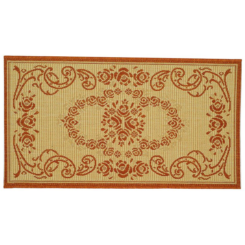 Safavieh Courtyard Cascading Floral Indoor Outdoor Rug