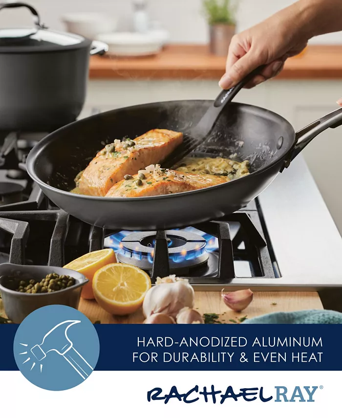 Rachael Ray Cook + Create Hard Anodized Nonstick Frying Pan 12.5