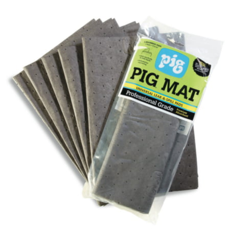 New Pig Universal Light-Weight Absorbent Mat， 5-Pack