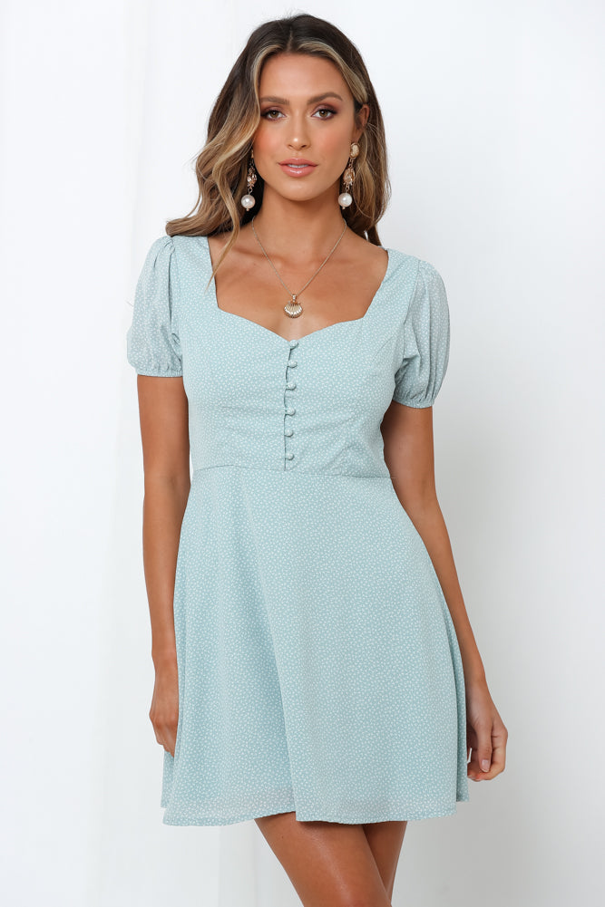 Love In Santa Monica Dress Mint