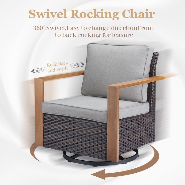 Outdoor Swivel Rocker Chair