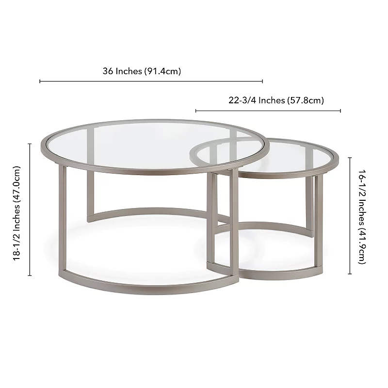 Finley and Sloane Mitera Round Coffee Table