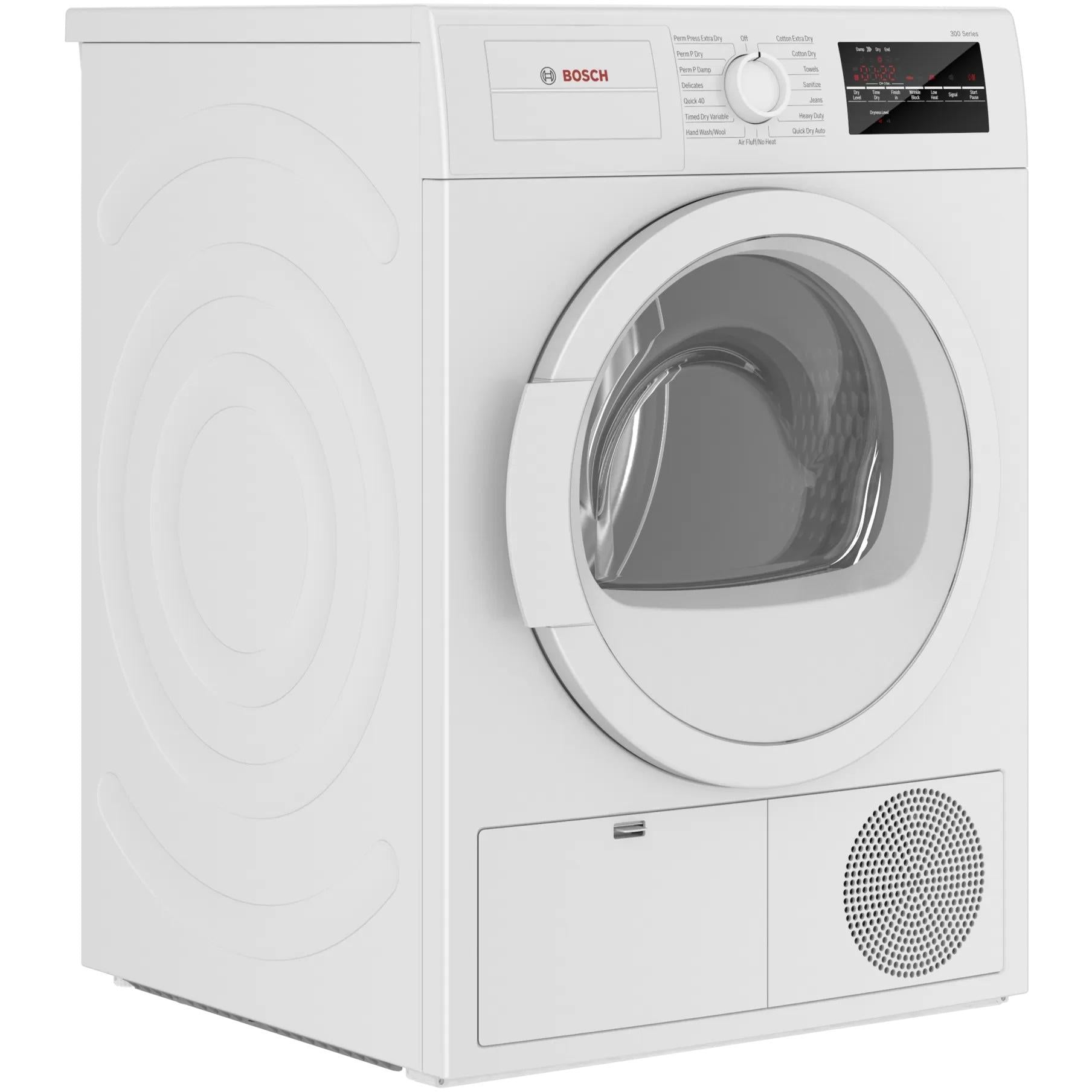 Bosch Electric Dryer with Sanitize Cycle WTG86403UC