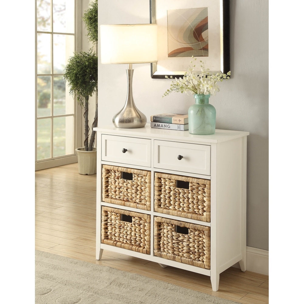 Acme Furniture Flavius 6 drawer Console Table