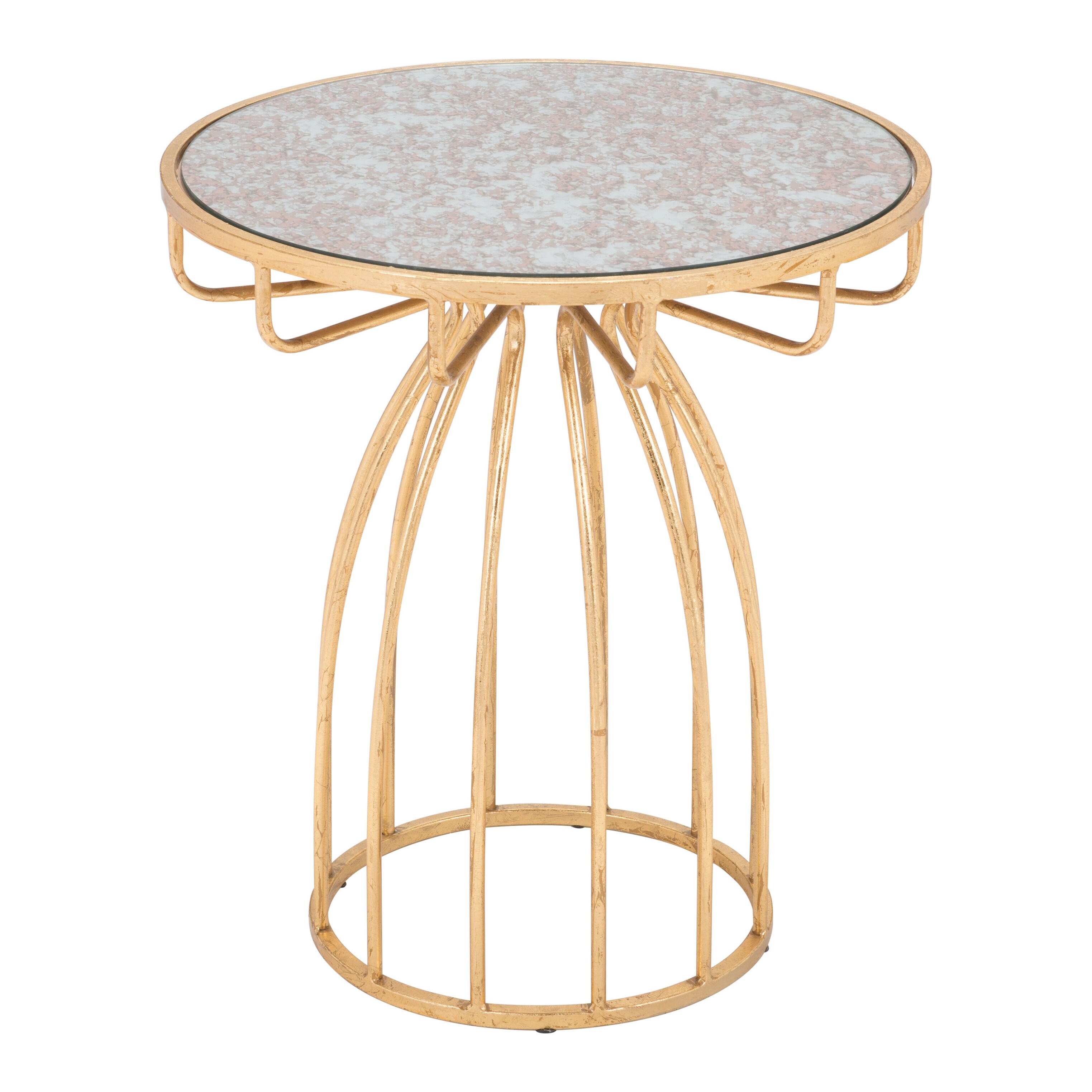 Silo Side Table Gold