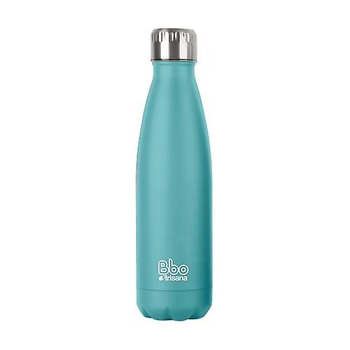 Bbo stainless steel thermos + turquoise cover 500 ml 1 unit (Turquoise)